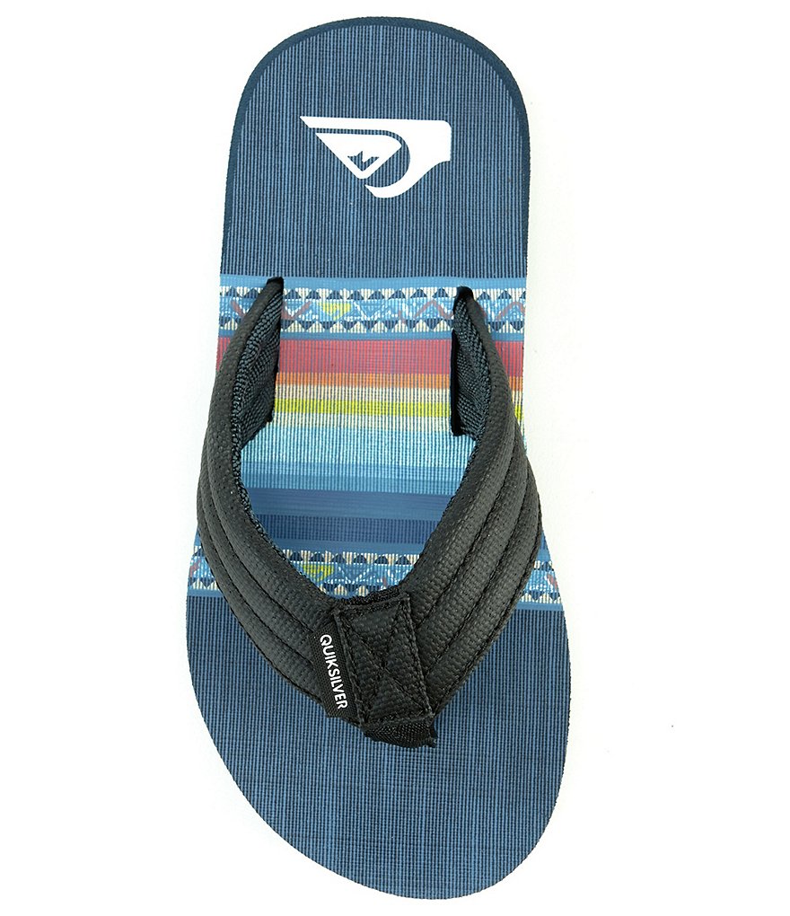 Quiksilver Boys' Carver Print Flip Flops (Toddler)