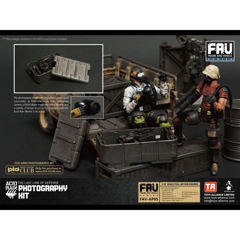 FAV-AP05 Photography Kit 1:18 Scale | Acid Rain Fav Action figure accessories