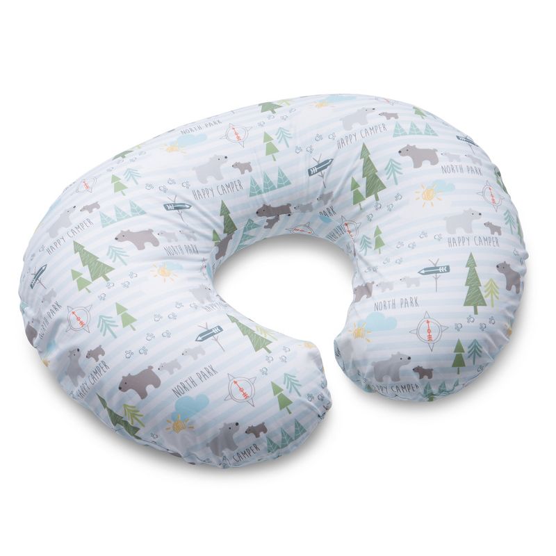 Boppy Original Nursing Pillow Cover - Gray Gold Giraffes