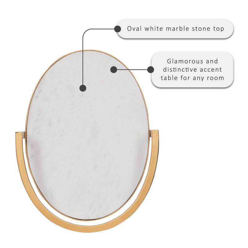 Kleier Side Table Gold - Powell Company