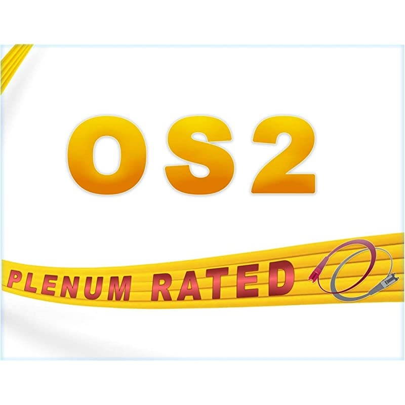 25M OS2 LC LC Fiber Patch Cable |Plenum Duplex 9125 LC to LC Singlemode Jumper 25 Meter 8202ft | Length Options 05M300M | 1g 10g sfp 10gbase lclc dx zipcord pvc ofnp lclc