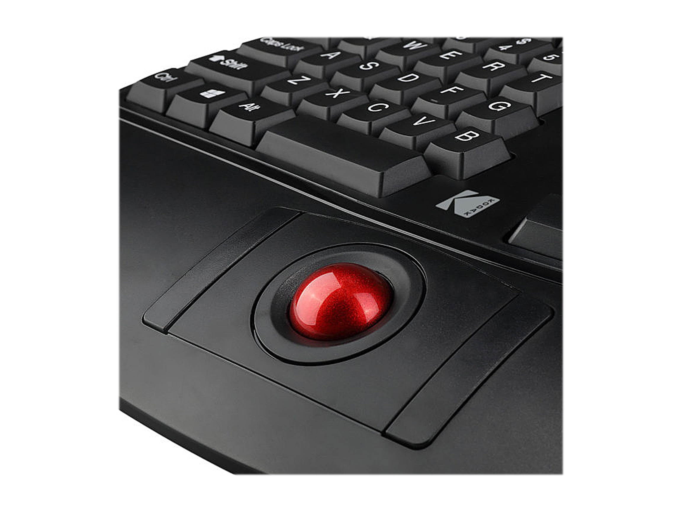 Kodak TRUFORM 3500 Wireless Ergonomic Keyboard with Trackball