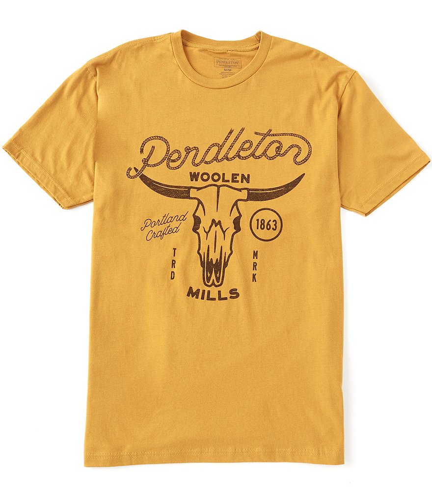 Pendleton Steer Skull Graphic Short-Sleeve Tee