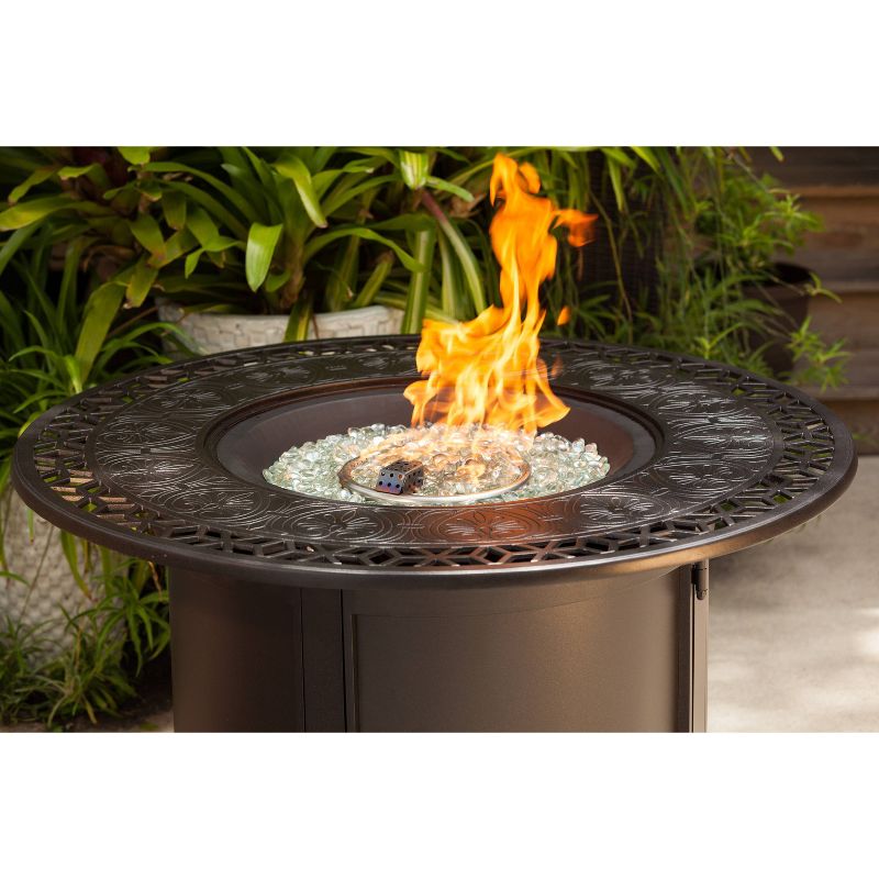 Longpoint Aluminum Round LPG Fire Pit - Fire Sense