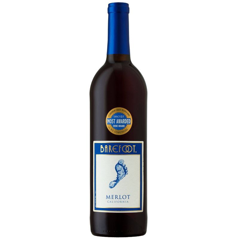 Barefoot Merlot Red Wine - 750ml Bottle