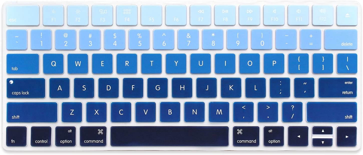 ProElife Ultra Thin Silicone Full Size Keyboard Cover Skin for 2017 2018 Apple iMac Magic Keyboard with Numeric Keypad MQ052LL/A A1843 (Item Folded in Packaging), Semi-Transparent Clear