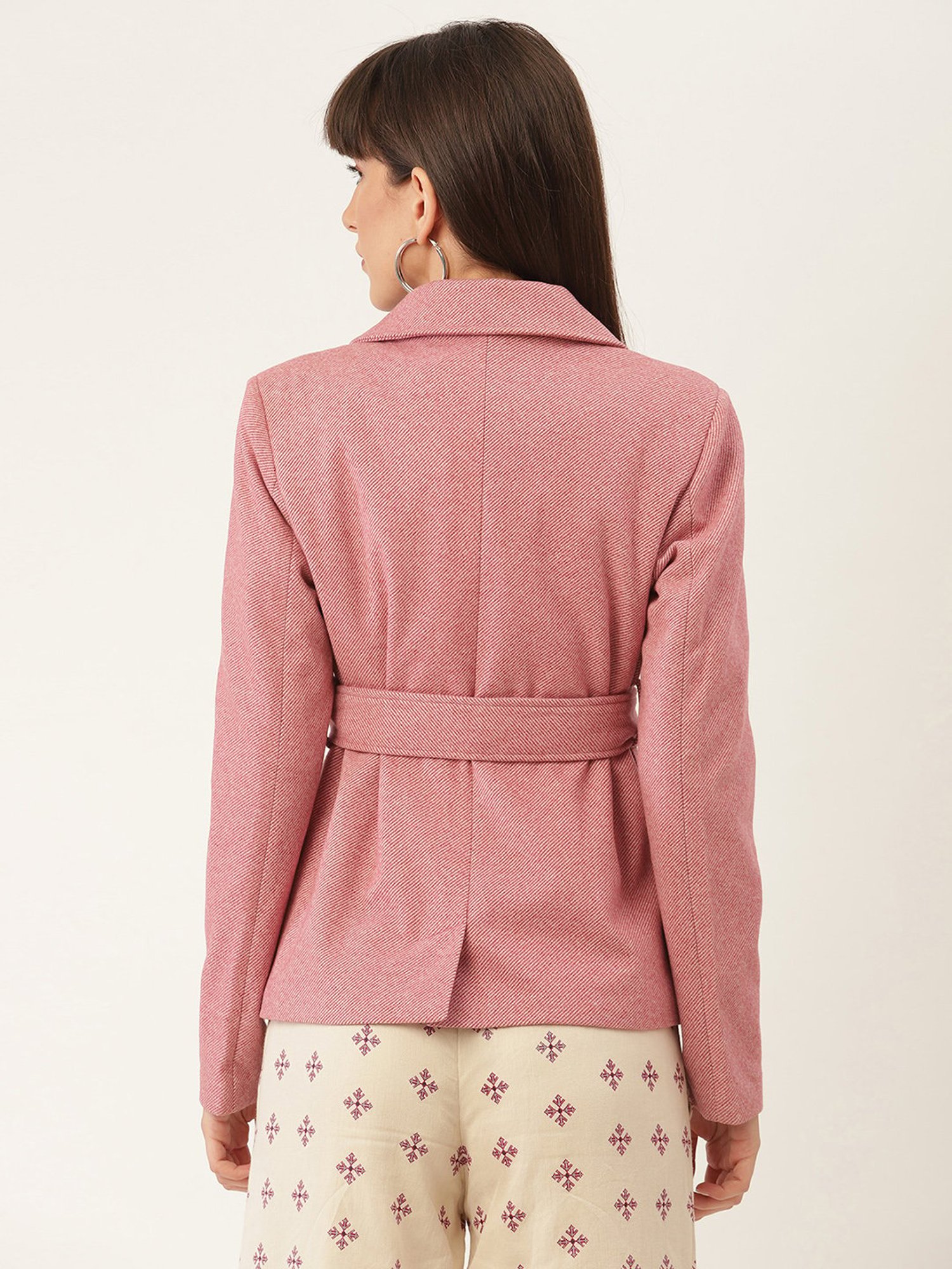 Rooted Maroon Full Sleeve Coat