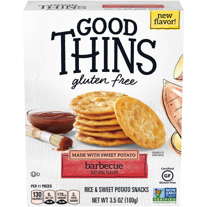 Good Thins Sweet Potato Barbecue Gluten Free - 3.5oz
