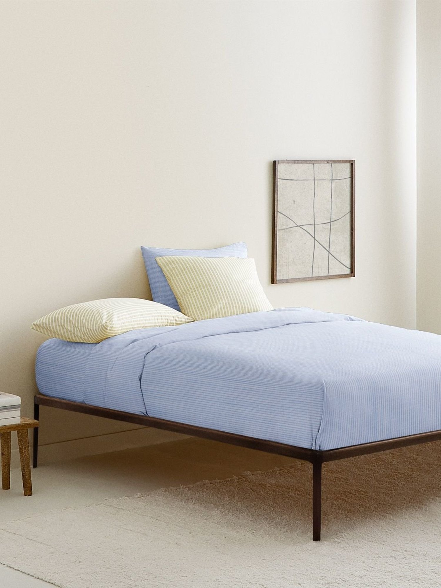 The Baby Atelier Blue Fitted Bed Sheet