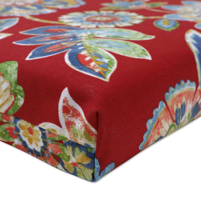 Indoor/Outdoor 2pc Daelyn Cherry Squared Corners Seat Cushion - Pillow Perfect