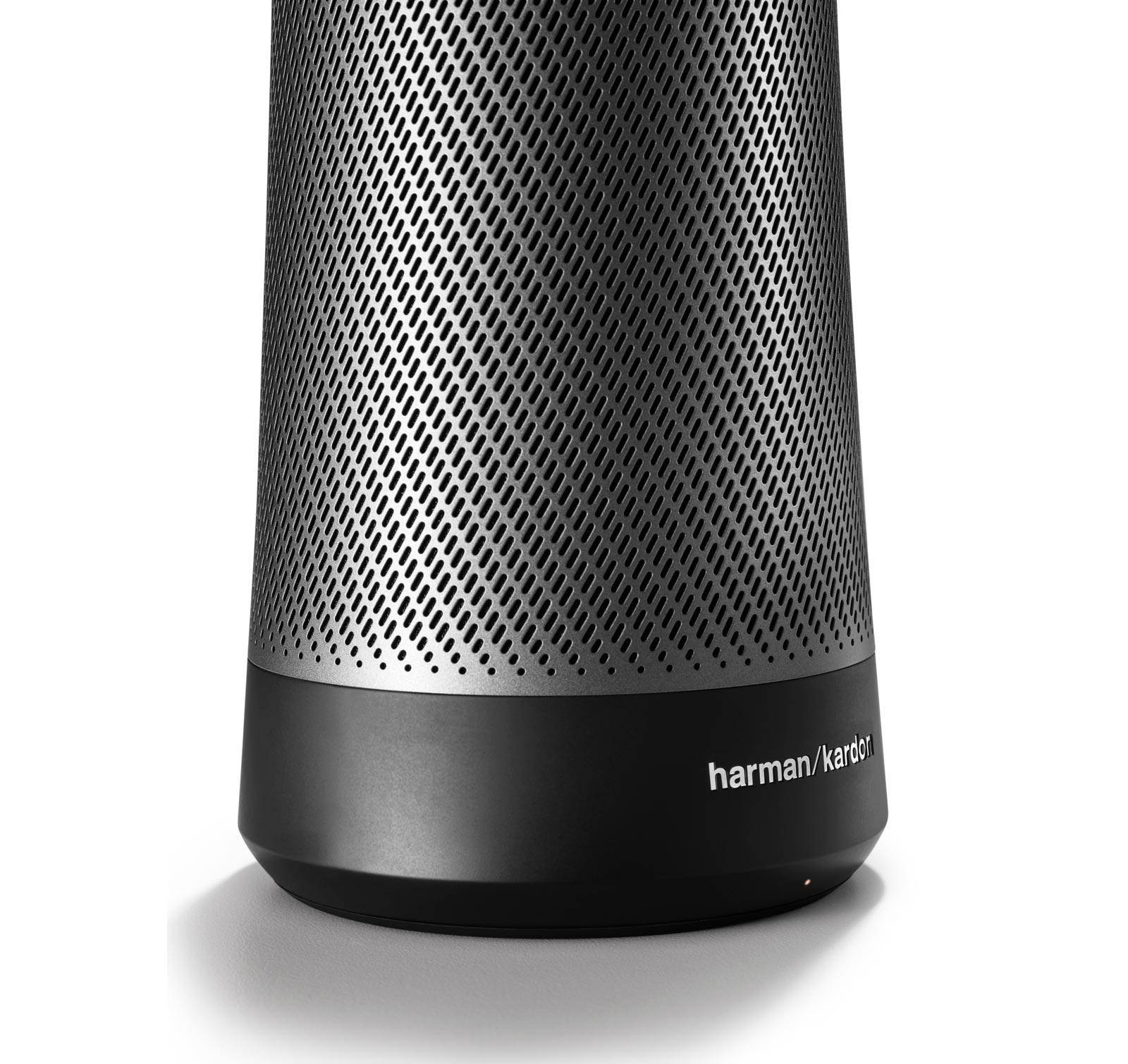 Harman Kardon INVOKE Voice-Activated Speaker with Cortana HKINVOKESILAM (Silver)
