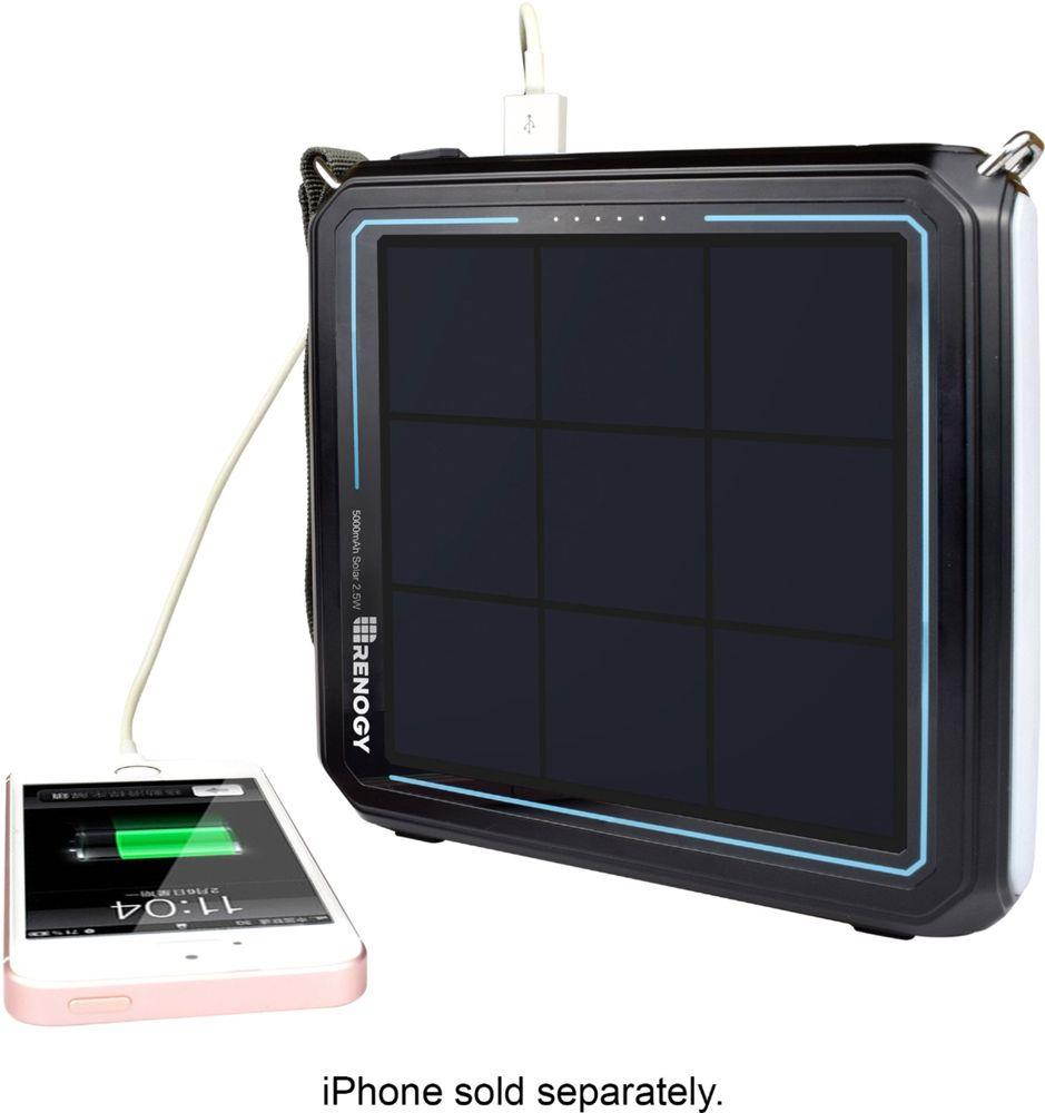 Renogy - E.TUNES Portable Bluetooth Speaker - Black