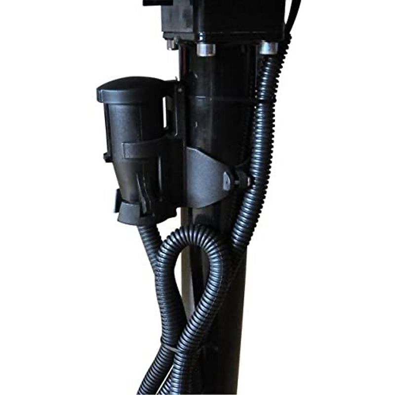 Uriah Products UC350010 Electric 7 Way Connector 3500 Pound Lift Capacity 12 V DC Electric Trailer Jack