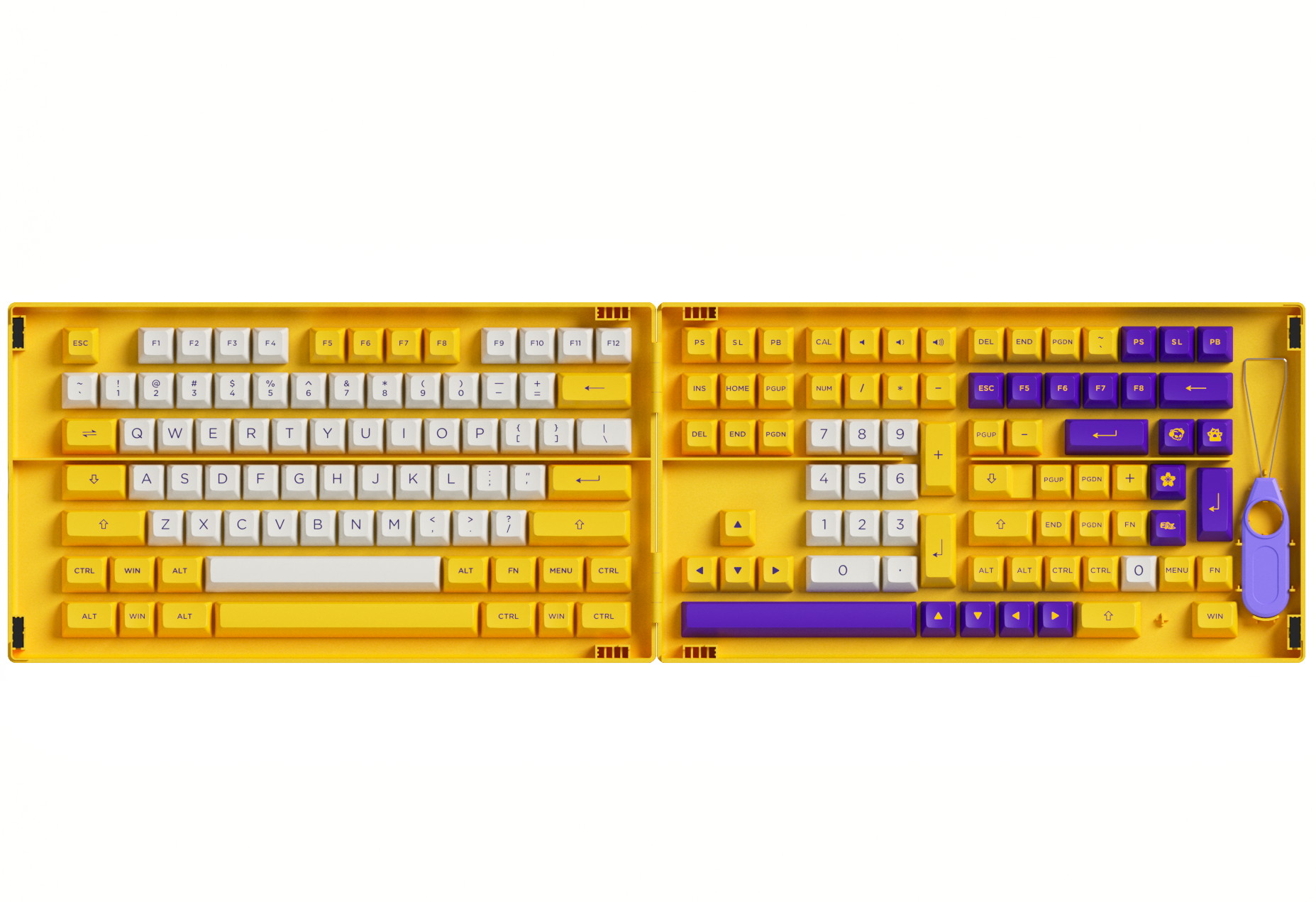 Akko Carbon Retro 158-Key ASA Profile PBT Double-Shot Full Keycap Set for Mechanical Keyboards with Collection Box