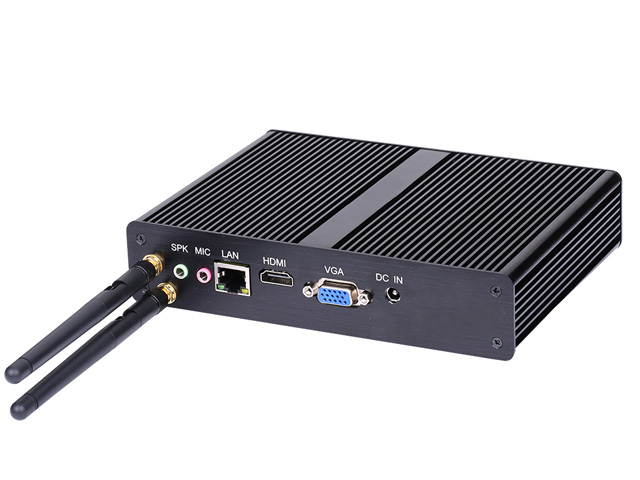 HUNSN Fanless Mini PC, Intel Celeron Quad Core J1900, Desktop Computer, HTPC, Nano/Kodi Box, Windows 10 Pro/Linux Ubuntu,BM11,AC WiFi/BT4.0/2COM/VGA/HDMI/USB3.0/4USB2.0/LAN,(8G RAM/512G SSD/1TB HDD)