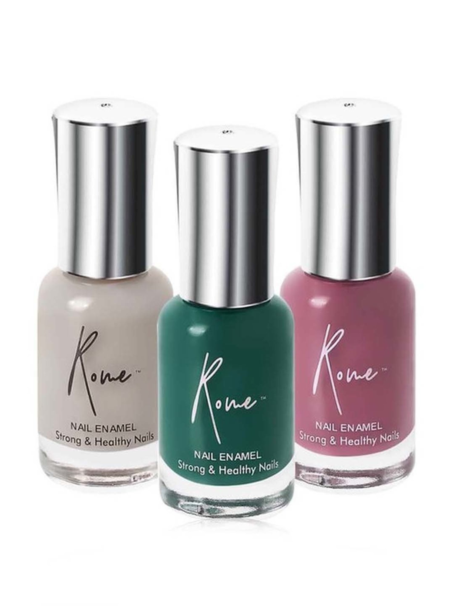 Rome Set of 3 Strong & Healthy Nail Enamel