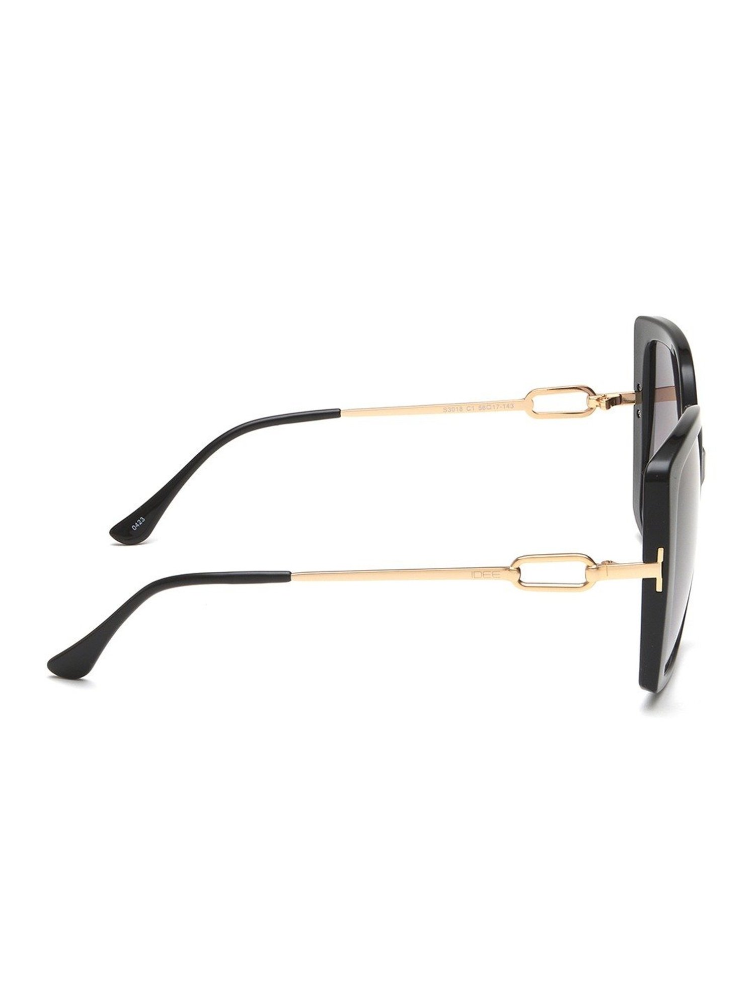 IDEE Brown Square UV Protection Sunglasses for Women