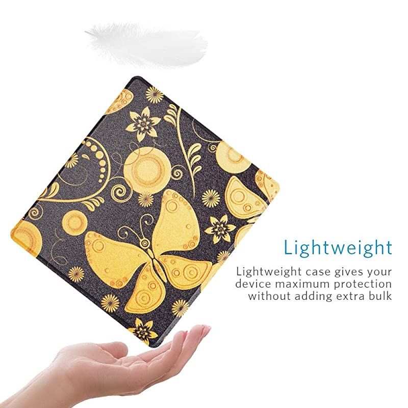 Kindle Oasis Case Premium PU Leather Smart Cover with Auto Sleep Wake Feature for Kindle Oasis 9th 10th Generation Slim FitButterfly