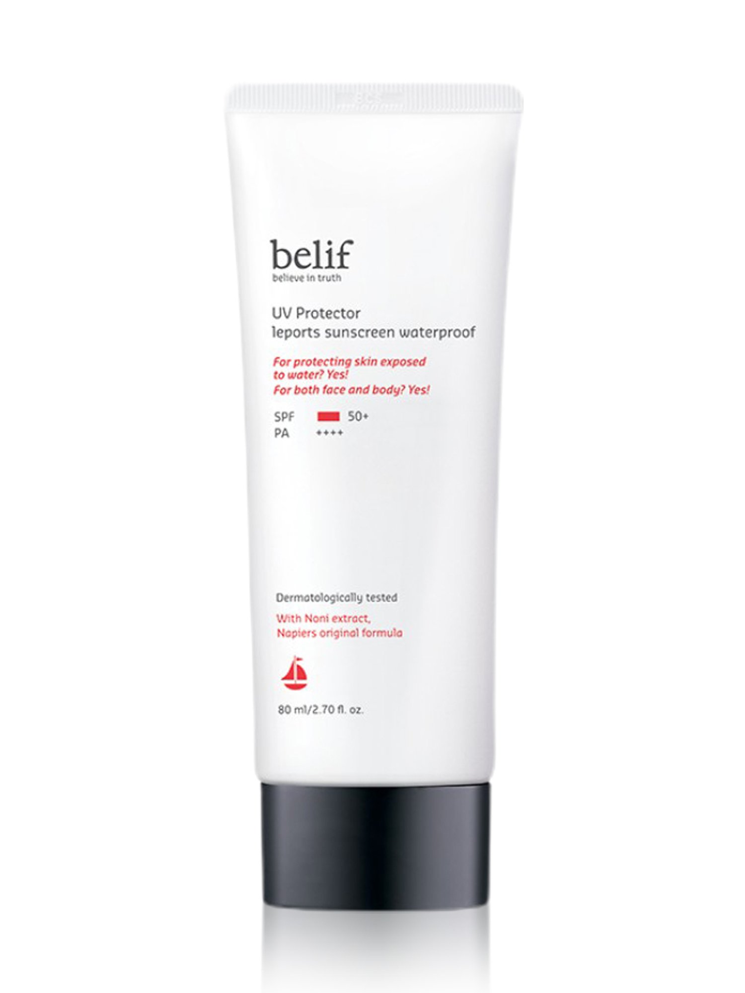 Belif UV Protector Leports Sunscreen Waterproof - 80 ml