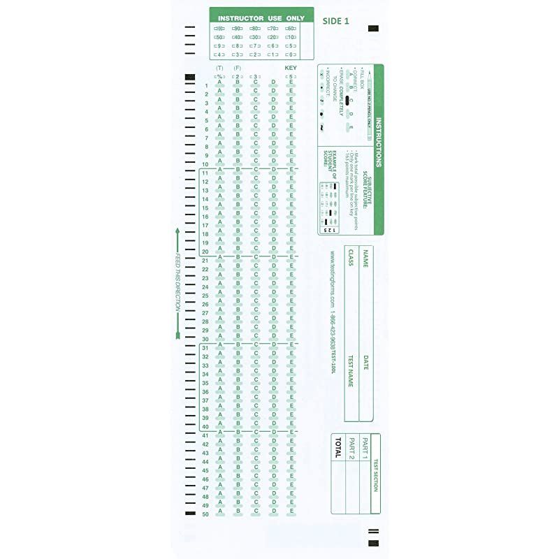 882 E Lovas Compatible Testing Forms 100 Sheet Pack
