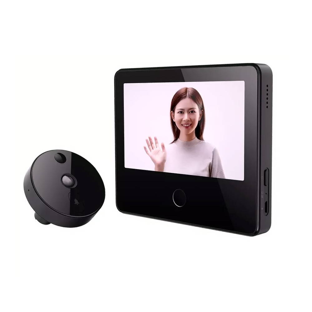 Xiaomi Mijia Smart Camera Doorbell Cat Eye Infrared Night Vision AI Human Detection Wireless Monitor WiFi H.265 Cam Work With Mijia App LSC-M01