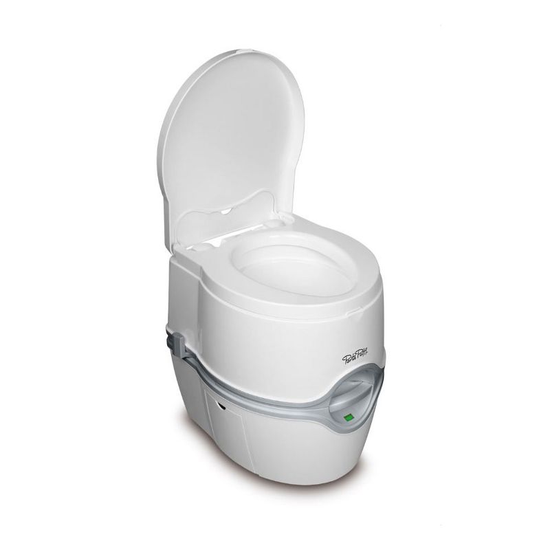 Thetford 565E Porta Potti Portable Battery Powered Flush Travel Camping Hunting Fishing Toilet, White
