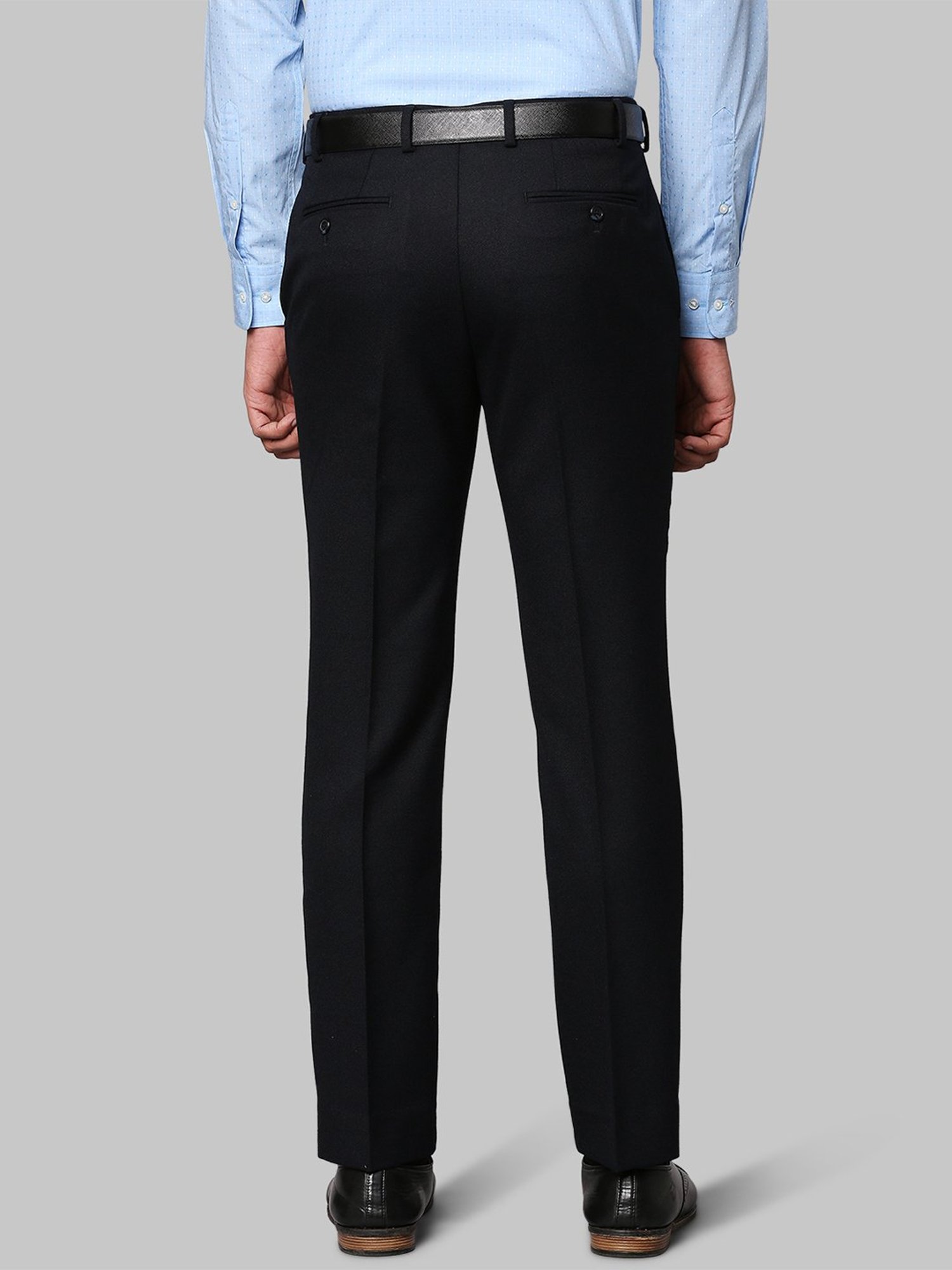 Park Avenue Blue  Super Slim Fit Trousers