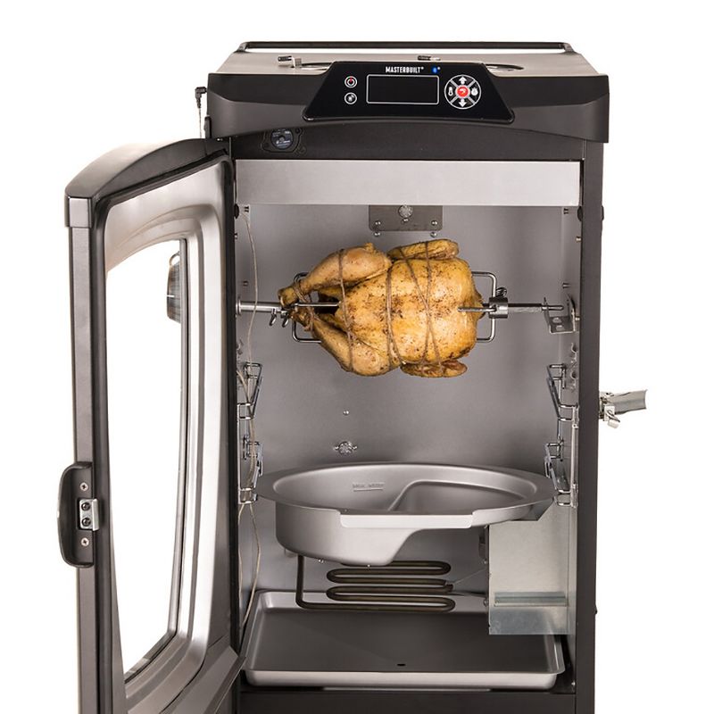 Masterbuilt MB20090719 MES 400 Series Smoker Grill BBQ Accessory Rotisserie Kit with 2 Meat Claws, 1 Regular Spit Rod, and 1 Long Spit Rod