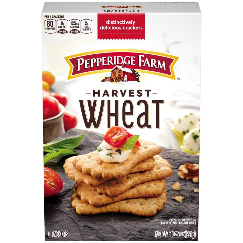 Pepperidge Farm Harvest Wheat Crackers, 10.25oz Box