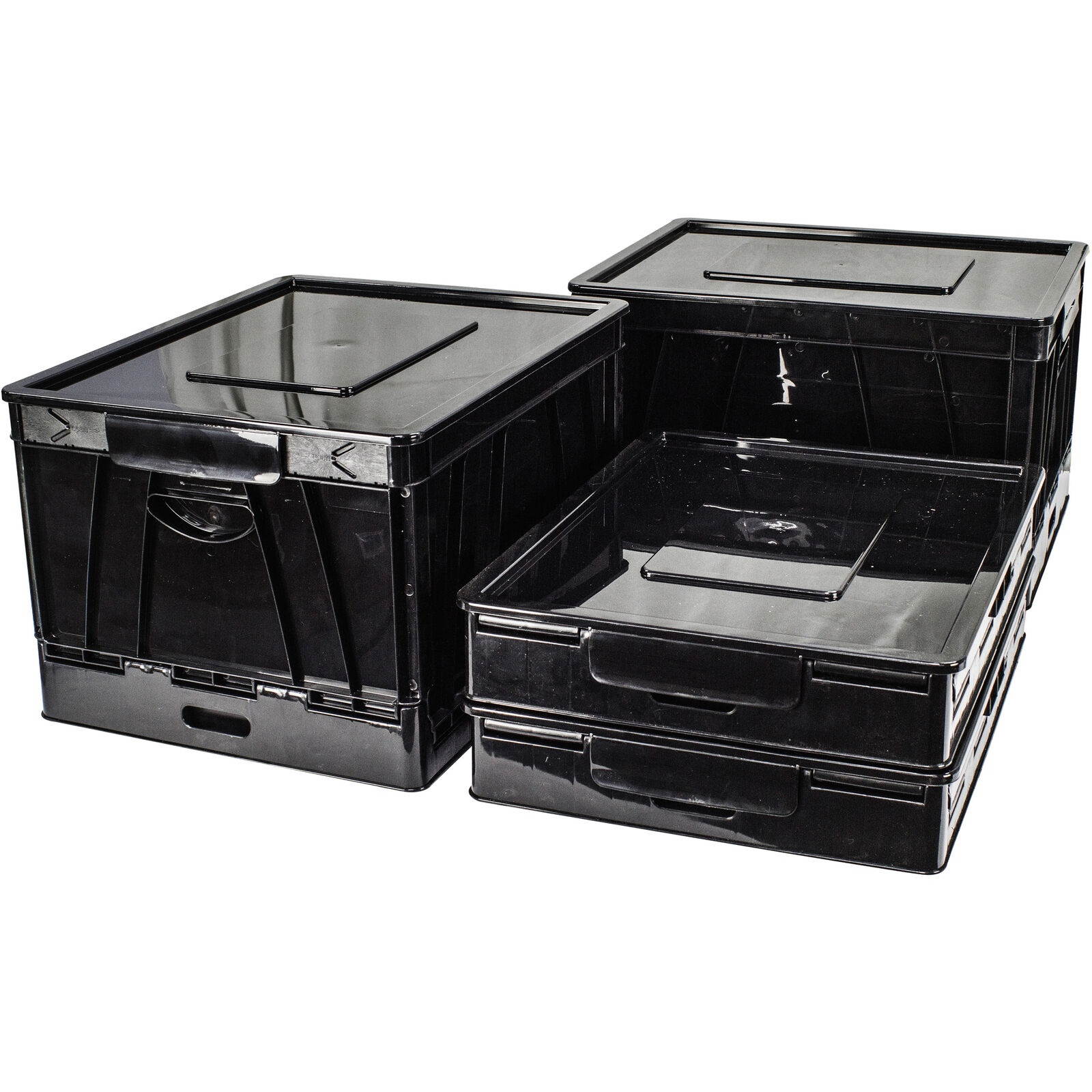 Storex Collapsible Storage Crate - 45 Lb - 9.25 Gal - Media Size Supported: