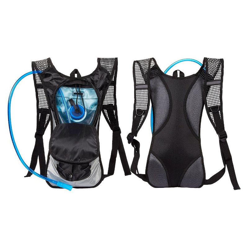 Northlight 15.5" Hand Woven Willow 2-Person Picnic Basket and Accessory Set - Brown