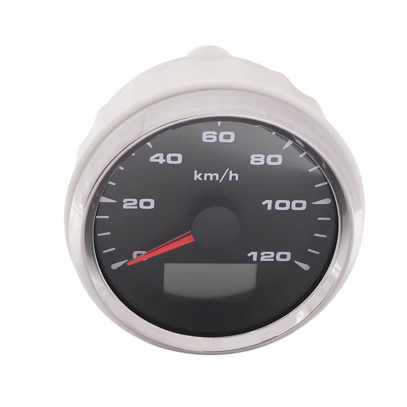 12V 24V GPS Speedometer With GPS Antenna LCD Gauge 200km/h For Motorcycle Car Truck Boat Motor Auto With 7 Colors Backlight