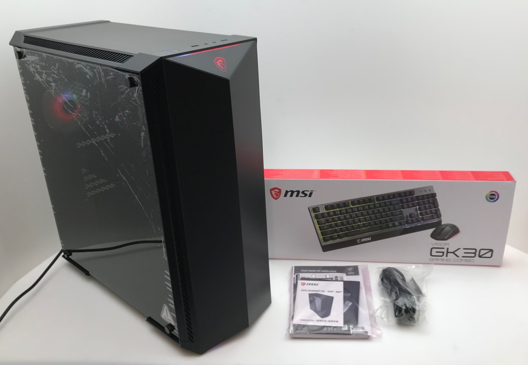 MSI GUNGNIR 100 Intel 10-Core i9-10900K 3.7GHz - Nvidia GeForce RTX 3080 10GB GDDR6X - Z490 Chipset - 2TB 7200RPM + 256GB SSD - 64GB DDR4 3000MHz - 850W - Windows 10 Gaming Desktop