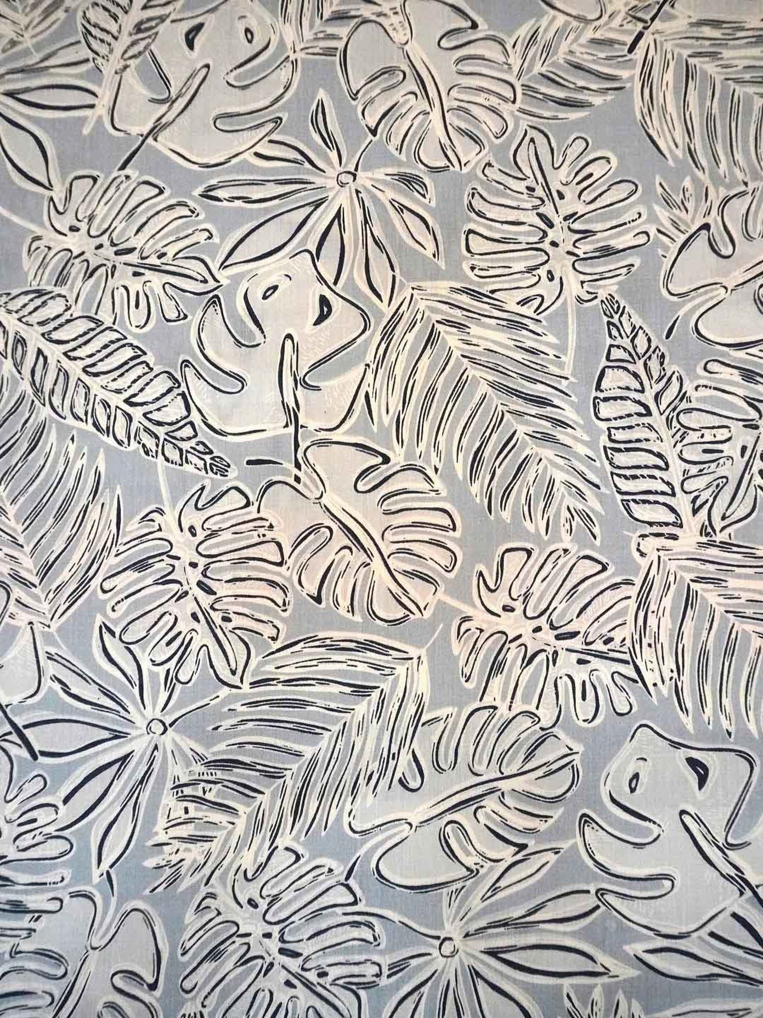 TARA Sparkling Homes Printed Blue 250 TC Cotton King Bedsheet With 2 Pillow Covers