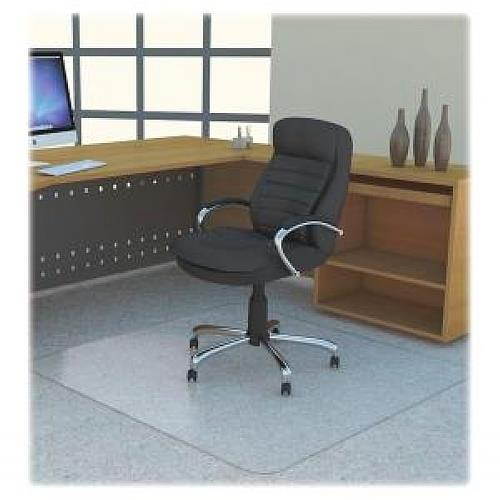 Lorell Chairmat Studded Rectangular Med-High Pile 45"x53" CL 69704