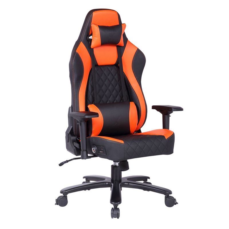 Delta Sound PC Office Gaming Chair Orange/Black - X Rocker