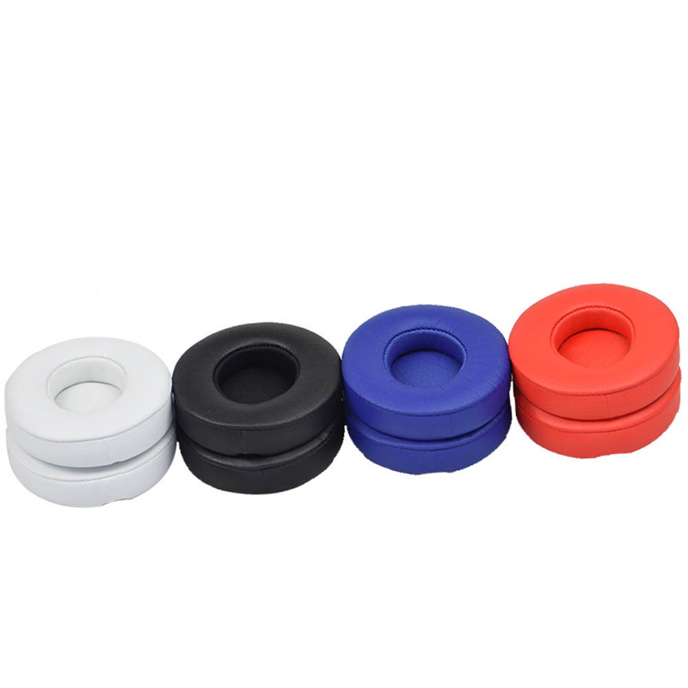 SOLO 2.0 /3.0 universal earphone cover, Bluetooth wireless earphone ear cushion, with soft protein leather memory foam--Gray