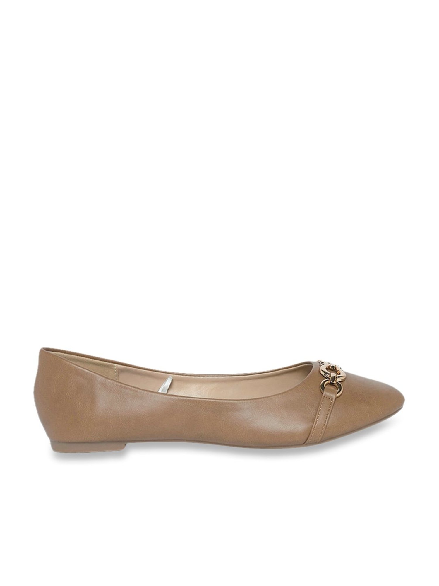 Forever Glam by Pantaloons Women's Brown Flat Ballets