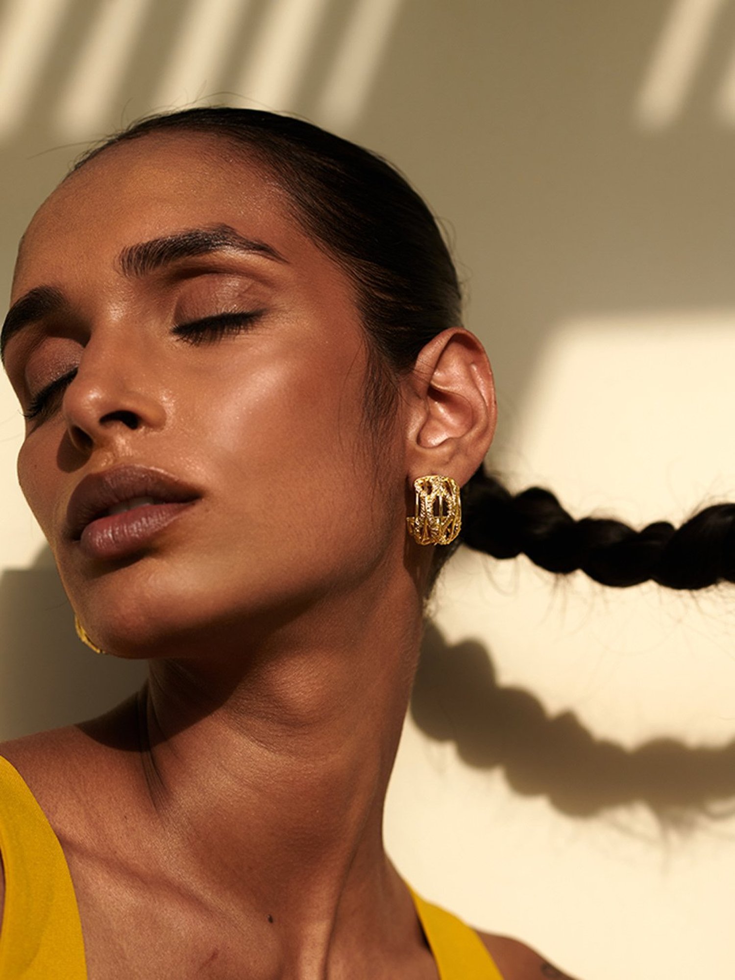 Perfectly Average Wire Coiled Textured Earrings