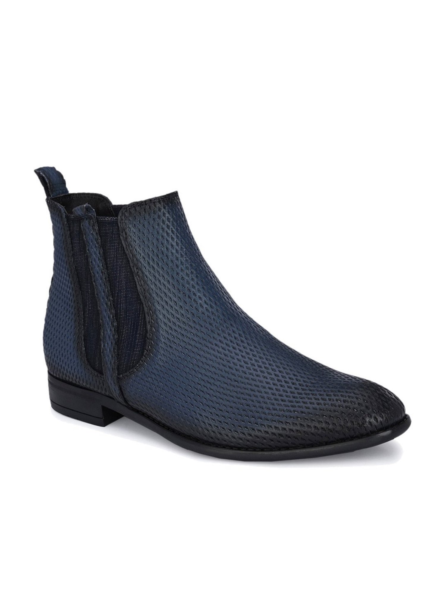 Hitz Men's Blue Chelsea Boots