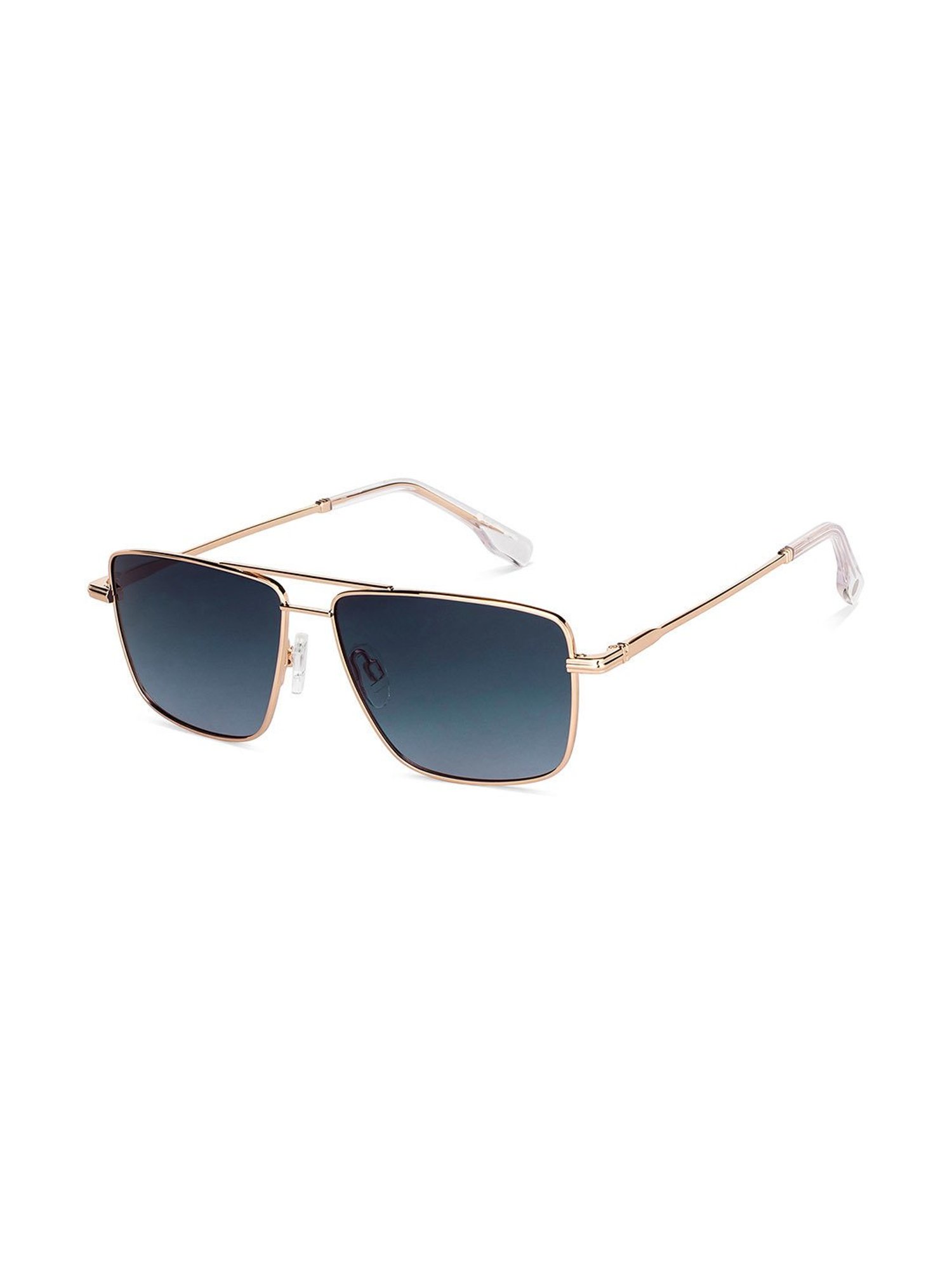 John Jacobs 147921 Blue Polarized Square Sunglasses