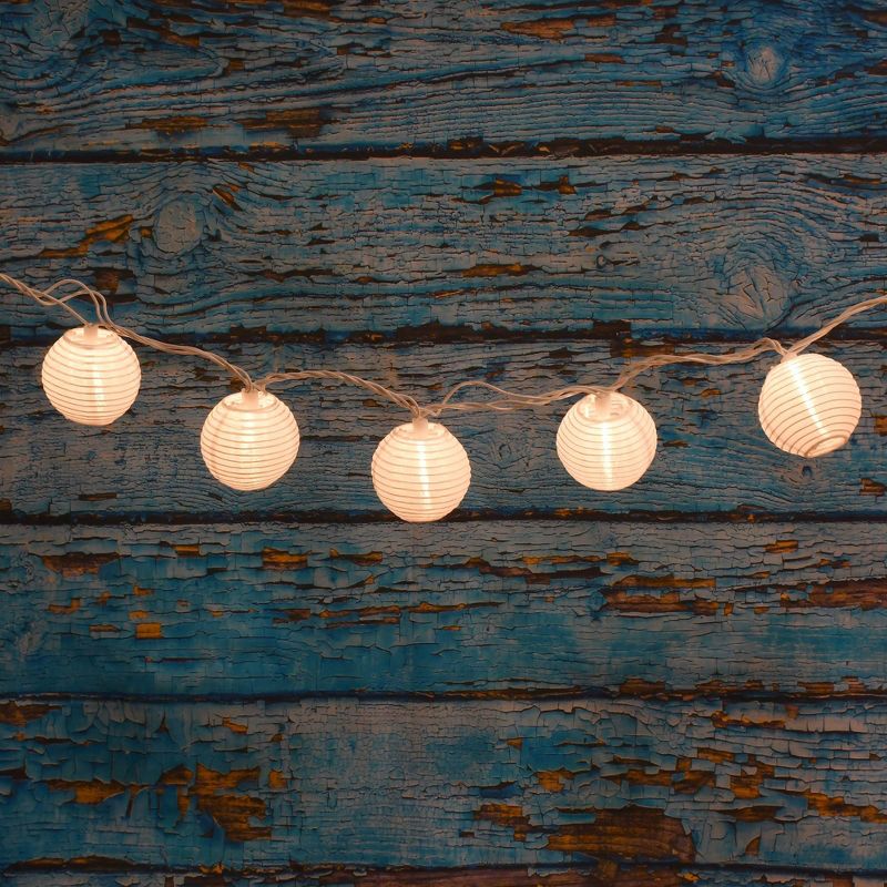 Rite Lite 11.5" Traditional Style LED Battery Powered Hanukkah Menorah - White/Blue