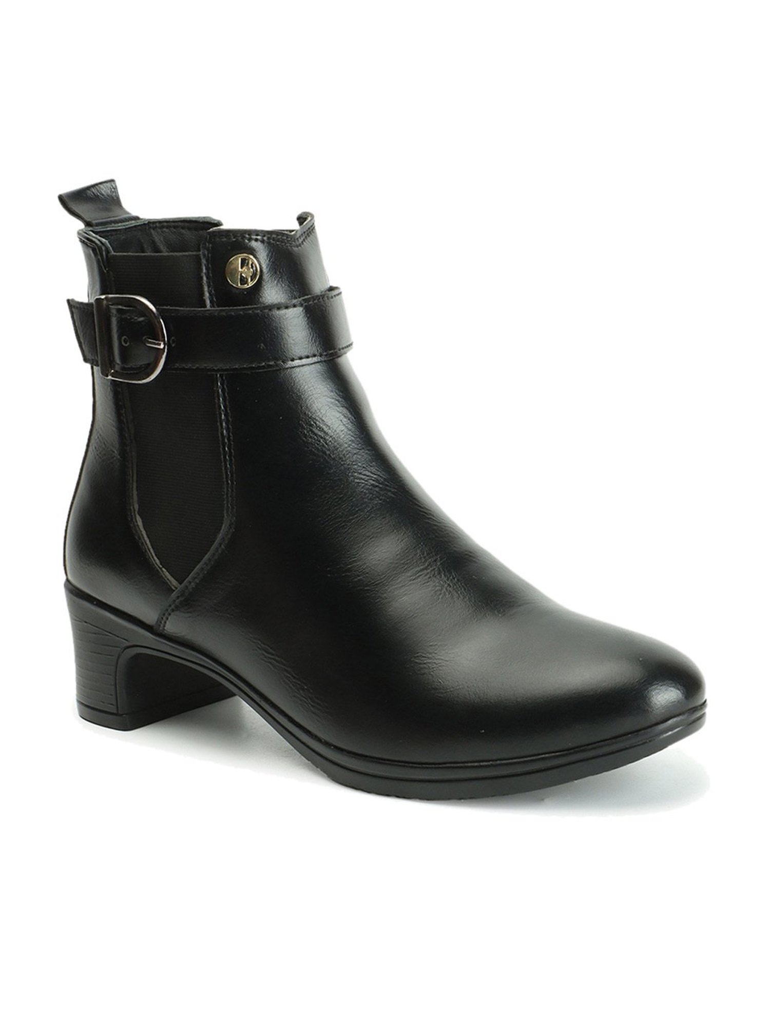 Elle Women's Black Chelsea Boots