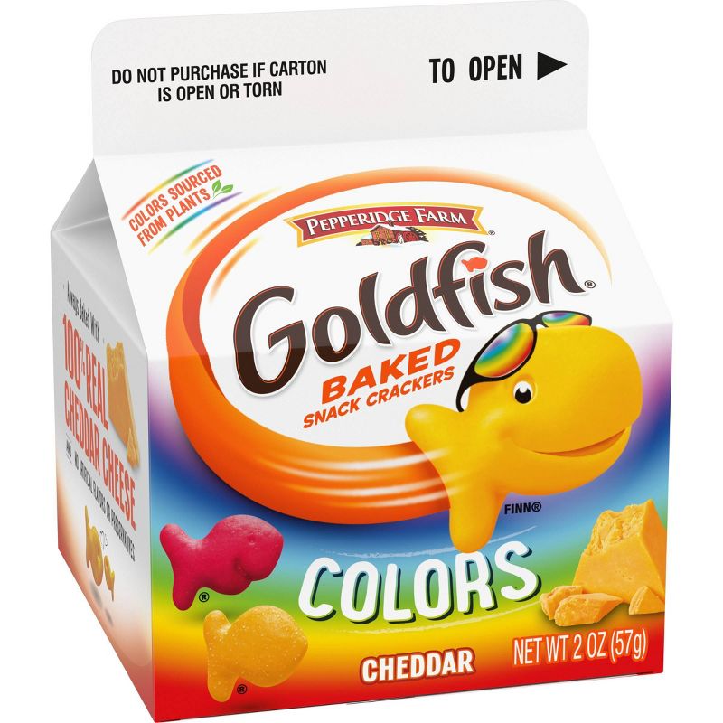 Pepperidge Farm Goldfish Colors Cheddar Crackers - 2oz Carton