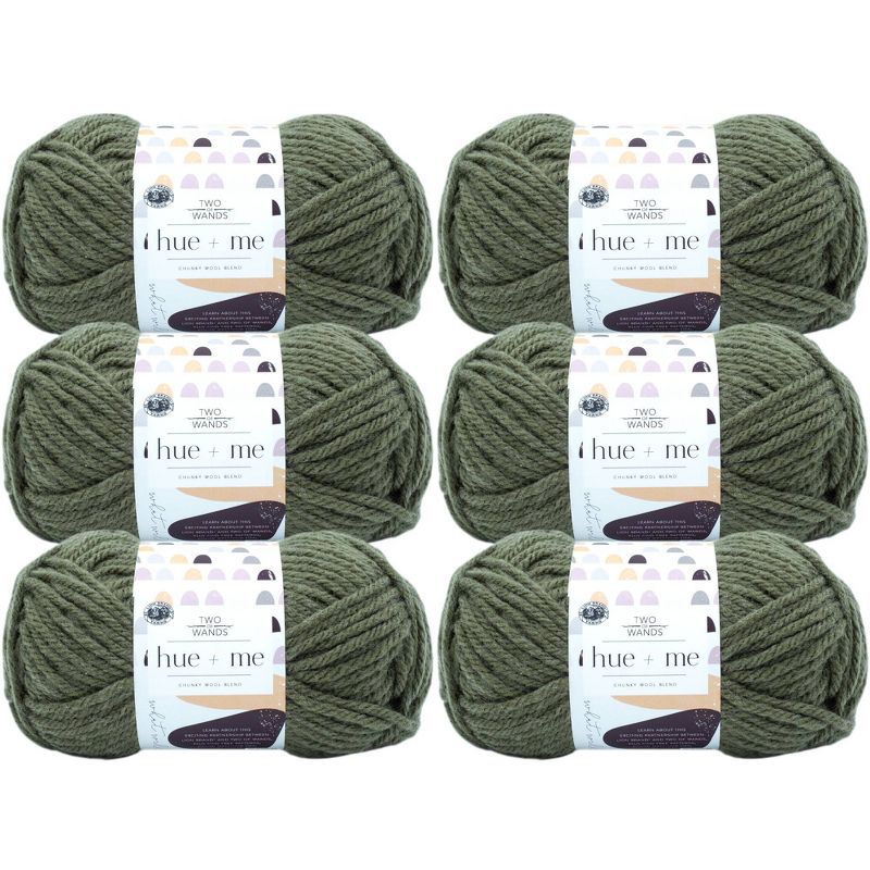 6pk Hue + Me Yarn Fatigues - Lion Brand Yarn