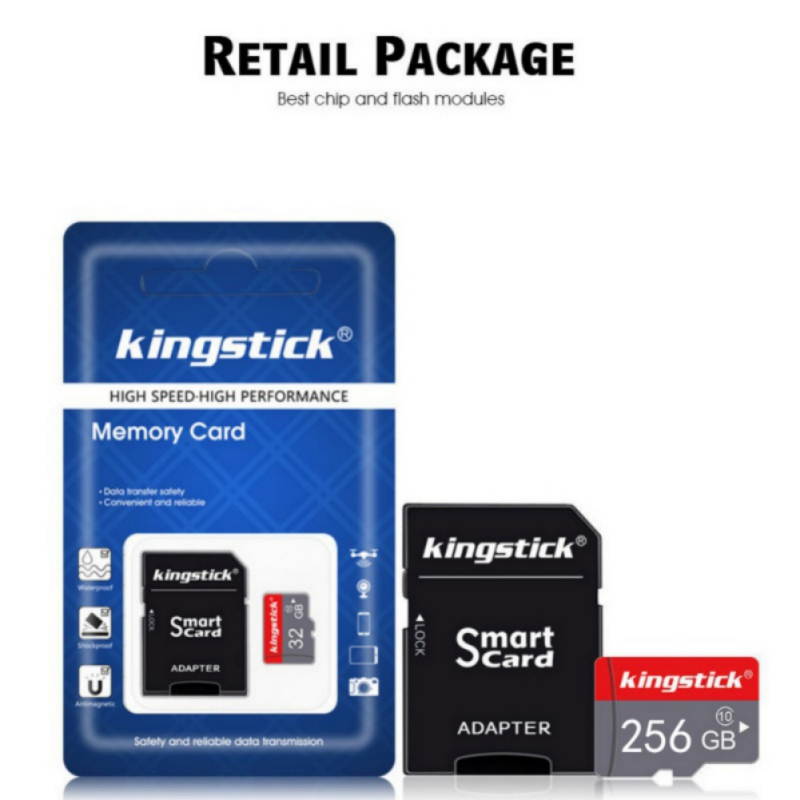 256GB Micro SD Card High Speed TF Card Class 10 Flash Memory Card with SD Adapter (256GB)