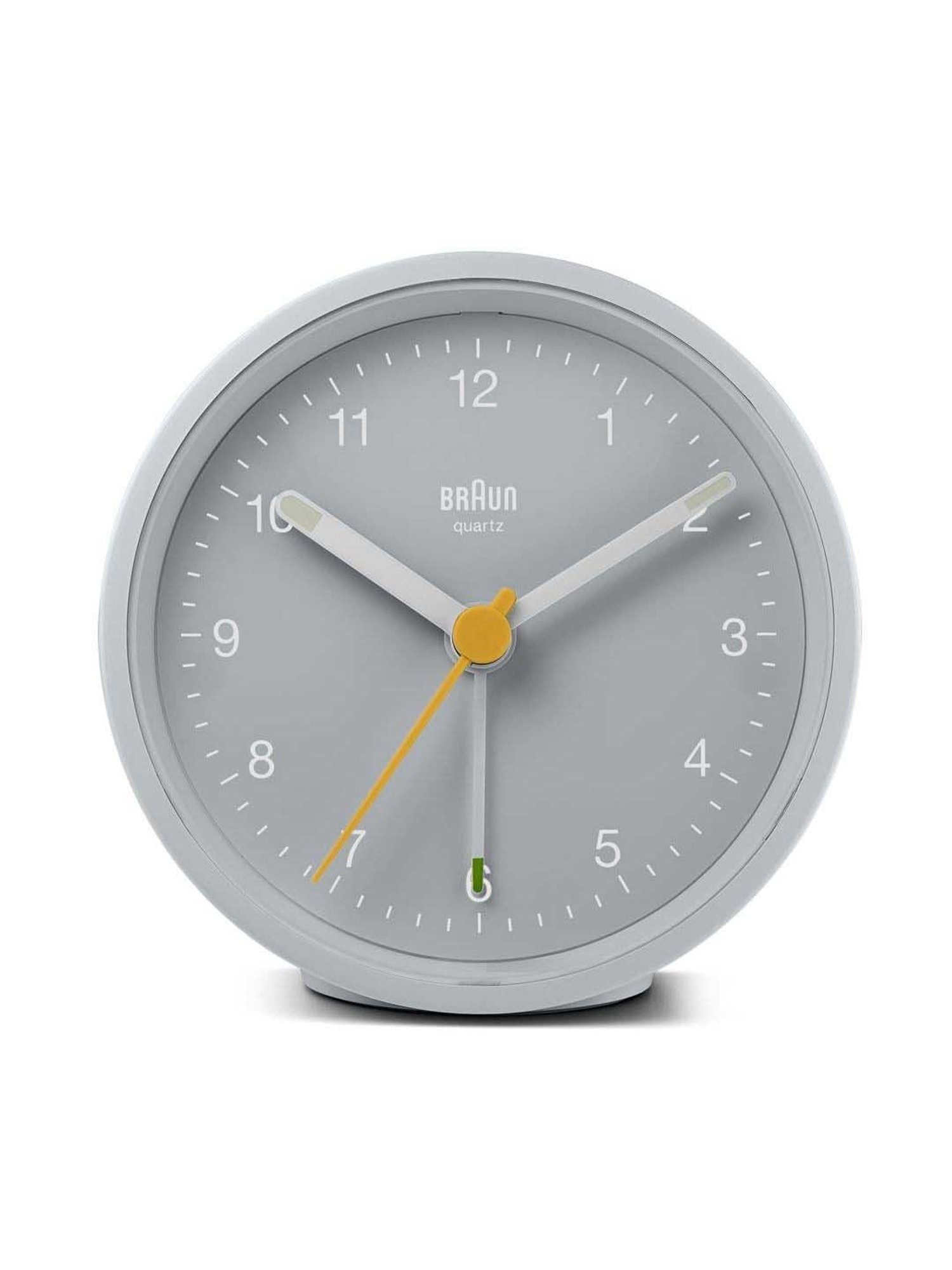 Braun Grey Digital Alarm Clock With Date, Month And Temperature Display