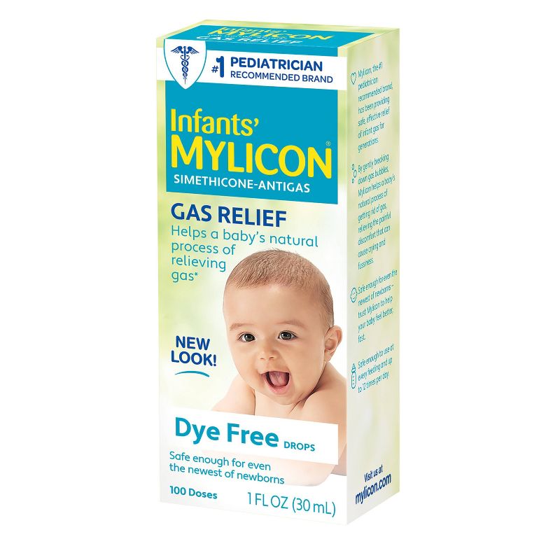 Mylicon Infant Gas Relief Colic Dye Free Drops - 1 fl oz