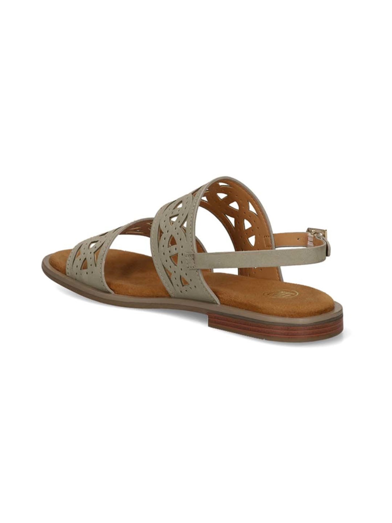 BAGATT Women's Yasha Light Green Back Strap Sandals
