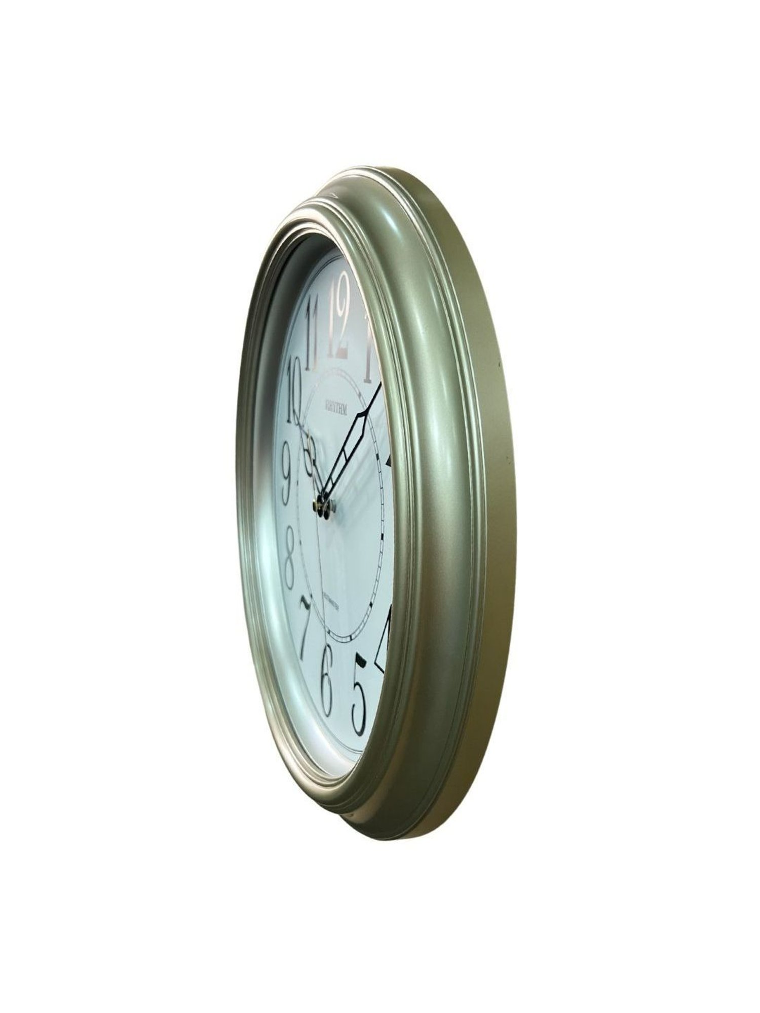 Braun Black Classic Large Analog Wall Clock With Silent Sweep Movement